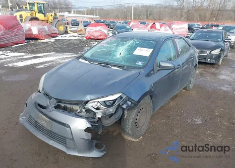 2016 Toyota Corolla L из США, поврежденный, VIN 2T1BURHEXGC706734